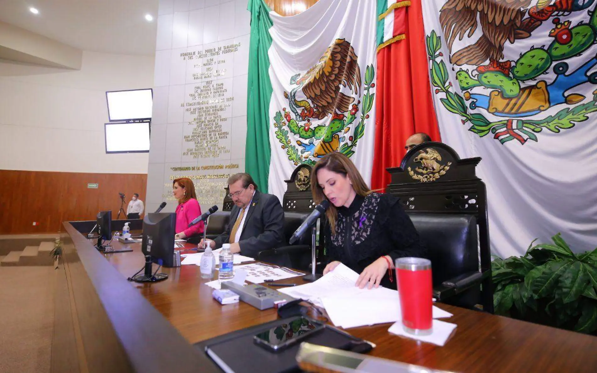 Las mujeres han logrado abrirse espacios en los cargos públicos Congreso del Estado de Tamaulipas